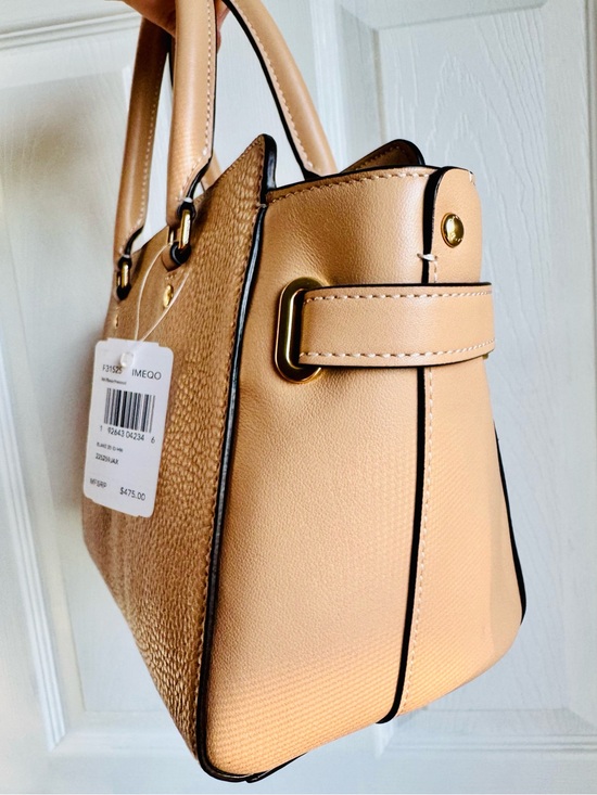 Coach Blake Carryall 25 Leather Satchel Crossbody Beechwood Gold 